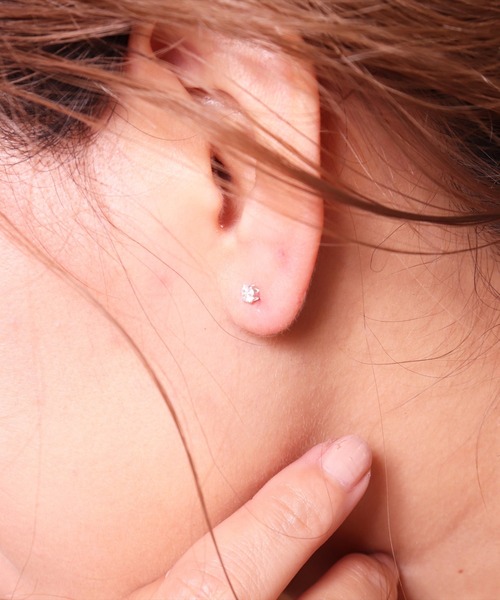 セール】(EL)【ユニセックス】シルバー925 デザイン ピアス[2個