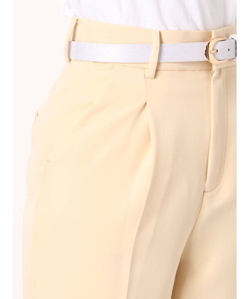 MERCURYDUO（マーキュリーデュオ）の「ハラコベルト付テーパードパンツ（その他パンツ・レディース・ライトグレー/オフホワイト/イエロー・SMALL/MEDIUM）」の8枚目の写真