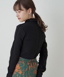 Kastane | テレコメロウハイネックロンT(Tシャツ/カットソー)
