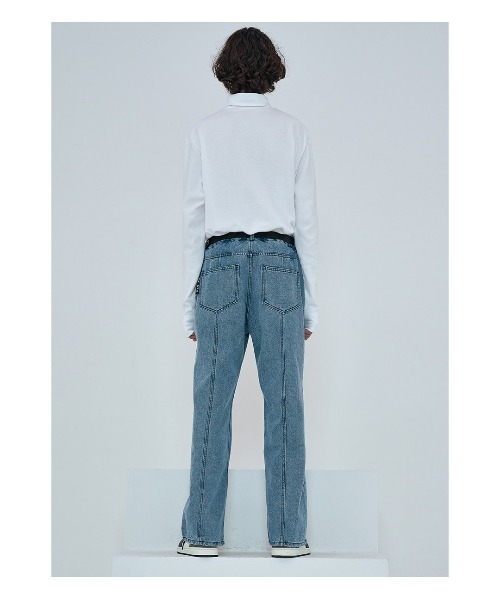 OY（オーワイ）の「『OY/オーワイ』WEAVE LOGO POLA T/ウェーブロゴ ポーラロングTシャツ（Tシャツ/カットソー・メンズ・ホワイト/ブラック・FREE）」の7枚目の写真