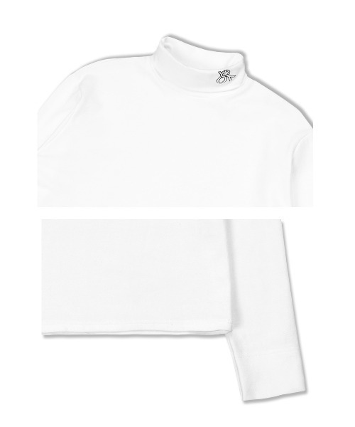 OY（オーワイ）の「『OY/オーワイ』WEAVE LOGO POLA T/ウェーブロゴ ポーラロングTシャツ（Tシャツ/カットソー・メンズ・ホワイト/ブラック・FREE）」の11枚目の写真