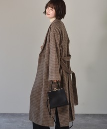 RETRO GIRL | ベルト付きフェイクウールロングコート(その他アウター)