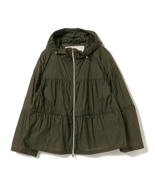 EFFE BEAMS（エッフェビームス）の「●HERNO / ギャザー フードブルゾン（ブルゾン・レディース・カーキ/ライトグレー・40）」の3枚目の写真