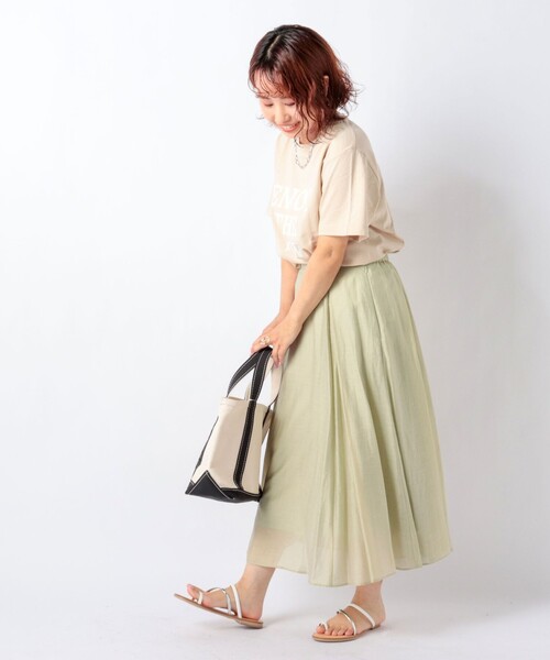★美品★NOLLEY'S　シアースラブフレアスカート NOLLEY'S（ノーリーズ）の「シアースラブフレアースカート