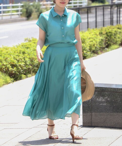 セール】【WEB限定カラーあり】シアースラブミディフレアスカート