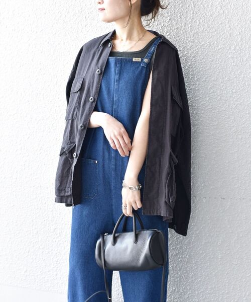 Wrangler（ラングラー）の「【WEB限定/SHIPS別注】Wrangler:オールインワン◇（サロペット/オーバーオール・レディース・ブラック/ブラウン/ナチュラル/ブルー・SMALL/MEDIUM）」の12枚目の写真