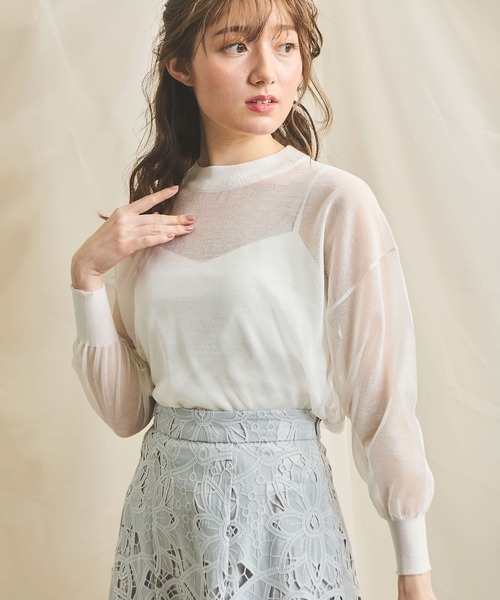 Noela（ノエラ）の「インナーセットシアーニット（ニット