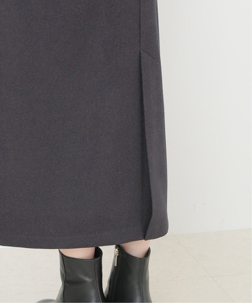 SLOBE IENA（スローブイエナ）の「Vネックワンピース【手洗い可能】◆（ジャンパースカート・レディース・チャコールグレー・36/38）」の13枚目の写真