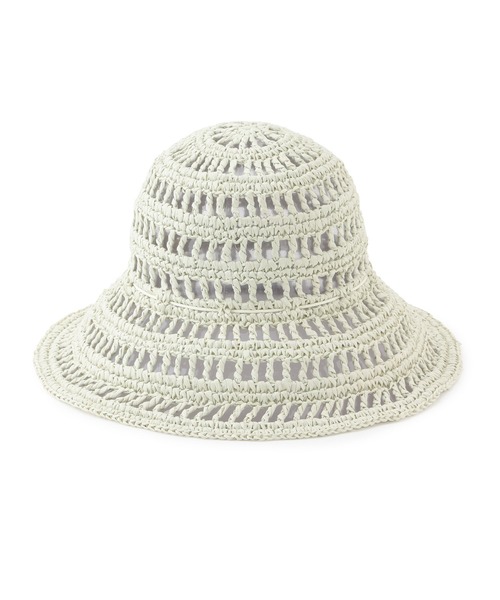 La Maison de Lyllis(メゾンドリリス)の「【La Maison de Lyllis】TULIP MESH HAT(ハット・レディース・オフホワイト/レンガ・FREE)」の10枚目の写真