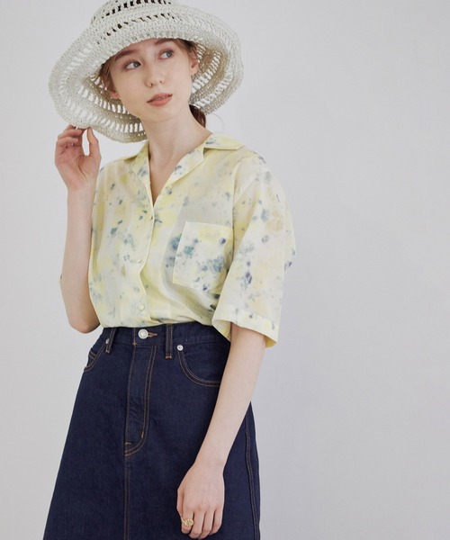 La Maison de Lyllis(メゾンドリリス)の「【La Maison de Lyllis】TULIP MESH HAT(ハット・レディース・オフホワイト/レンガ・FREE)」の12枚目の写真