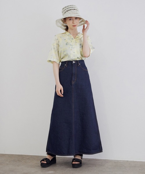 La Maison de Lyllis(メゾンドリリス)の「【La Maison de Lyllis】TULIP MESH HAT(ハット・レディース・オフホワイト/レンガ・FREE)」の11枚目の写真