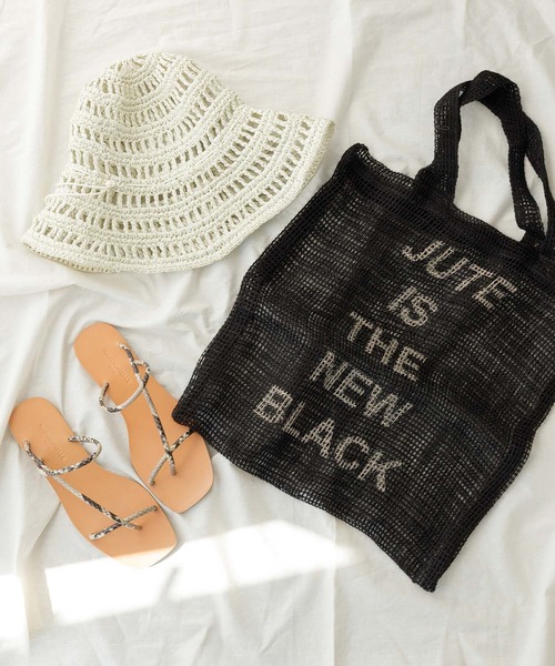 La Maison de Lyllis(メゾンドリリス)の「【La Maison de Lyllis】TULIP MESH HAT(ハット・レディース・オフホワイト/レンガ・FREE)」の14枚目の写真