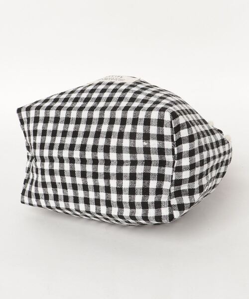 COMMON WARE（コモンウェアー）の「EC: RECIPE LUNCH SACK　保冷保温ランチ巾着袋（お弁当箱・レディース・ホワイト/ブルー/ブラック×ホワイト/ブラック/ピンク/ベージュ/グリーン/ライトベージュ/グレー/ライトグレー・FREE）」の12枚目の写真