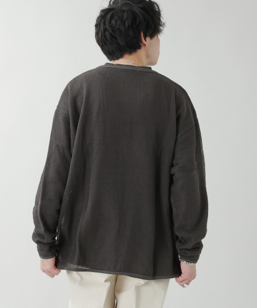 RAGEBLUE（レイジブルー）の「＜メッシュT＆ロンTセット＞メッシュアンサンブルロンT/931835（Tシャツ/カットソー・メンズ・グリーン系その他/その他19/ベージュ系その他2・MEDIUM/LARGE）」の10枚目の写真