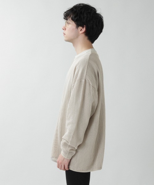 RAGEBLUE（レイジブルー）の「＜メッシュT＆ロンTセット＞メッシュアンサンブルロンT/931835（Tシャツ/カットソー・メンズ・グリーン系その他/その他19/ベージュ系その他2・MEDIUM/LARGE）」の17枚目の写真