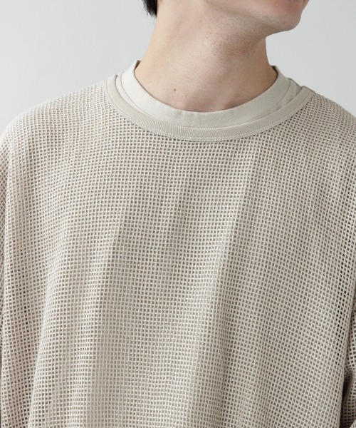 RAGEBLUE（レイジブルー）の「＜メッシュT＆ロンTセット＞メッシュアンサンブルロンT/931835（Tシャツ/カットソー・メンズ・グリーン系その他/その他19/ベージュ系その他2・MEDIUM/LARGE）」の11枚目の写真