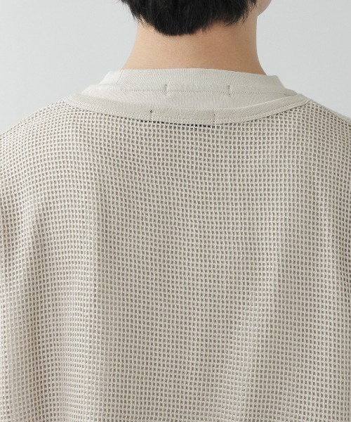 RAGEBLUE（レイジブルー）の「＜メッシュT＆ロンTセット＞メッシュアンサンブルロンT/931835（Tシャツ/カットソー・メンズ・グリーン系その他/その他19/ベージュ系その他2・MEDIUM/LARGE）」の7枚目の写真