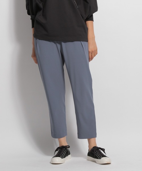 NUMERALS（ヌメラルズ）の「[NUMERALS]タックパンツ（スラックス・レディース・ブラック/ベージュ/ブルー・MEDIUM/LARGE）」の3枚目の写真