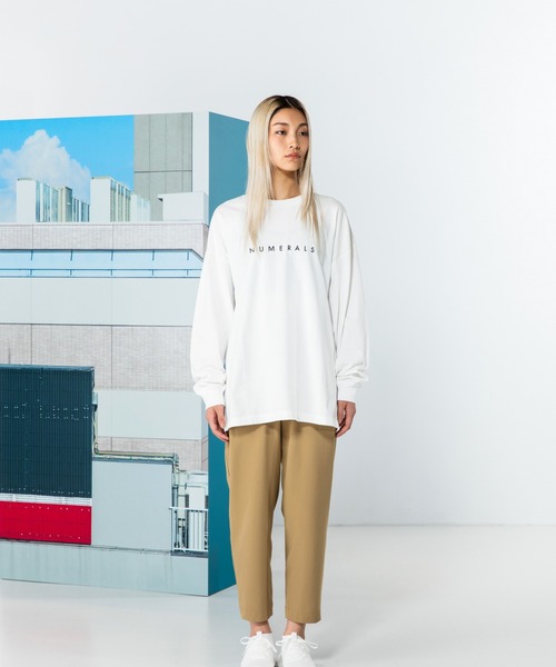 NUMERALS（ヌメラルズ）の「[NUMERALS]タックパンツ（スラックス・レディース・ブラック/ベージュ/ブルー・MEDIUM/LARGE）」の20枚目の写真