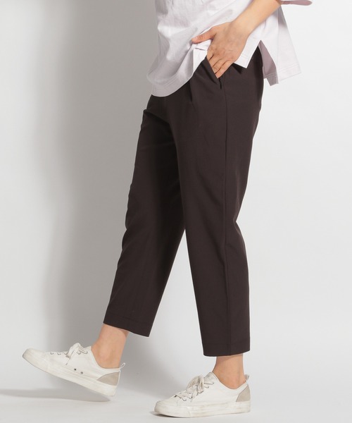 NUMERALS（ヌメラルズ）の「[NUMERALS]タックパンツ（スラックス・レディース・ブラック/ベージュ/ブルー・MEDIUM/LARGE）」の18枚目の写真