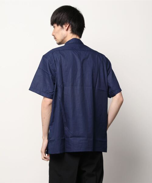 Batten SPORTSWEAR USA製 花柄 シャツ XS相当 ブルー系 Facemix FB4547U アロハシャツ(シダ)(男女兼用)｜ユニフォームタウン
