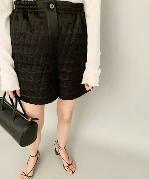 EDIT. FOR LULU（エディットフォールル）の「キルティング ショーツ（その他パンツ・レディース・ブラック・34/36）」の2枚目の写真