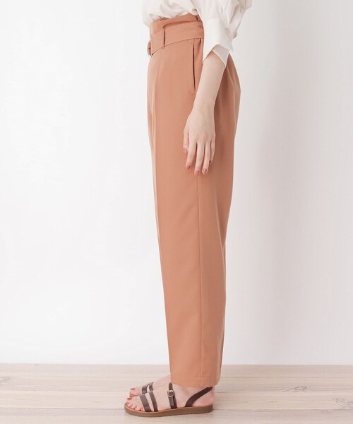 pink adobe（ピンクアドベ）の「◆【M-LL】太ベルト付きセンタープレスパンツ（その他パンツ・レディース・カーキ/ネイビー/ライトベージュ/オレンジ・38/42/40）」の6枚目の写真