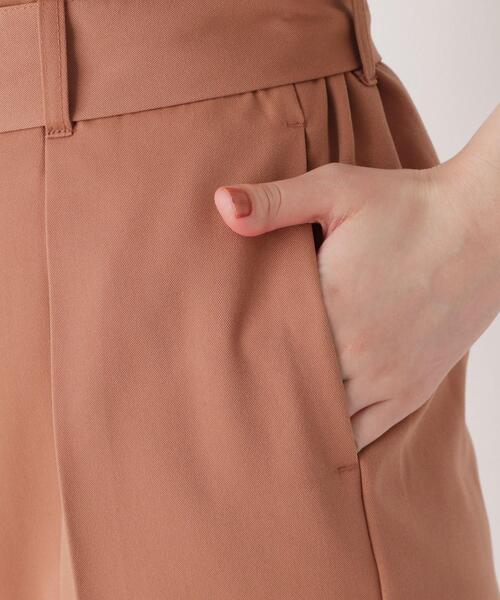pink adobe（ピンクアドベ）の「◆【M-LL】太ベルト付きセンタープレスパンツ（その他パンツ・レディース・カーキ/ネイビー/ライトベージュ/オレンジ・38/42/40）」の9枚目の写真