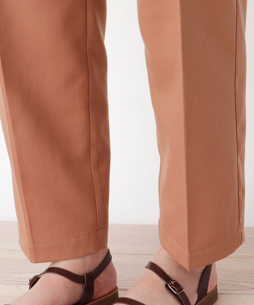pink adobe（ピンクアドベ）の「◆【M-LL】太ベルト付きセンタープレスパンツ（その他パンツ・レディース・カーキ/ネイビー/ライトベージュ/オレンジ・38/42/40）」の10枚目の写真