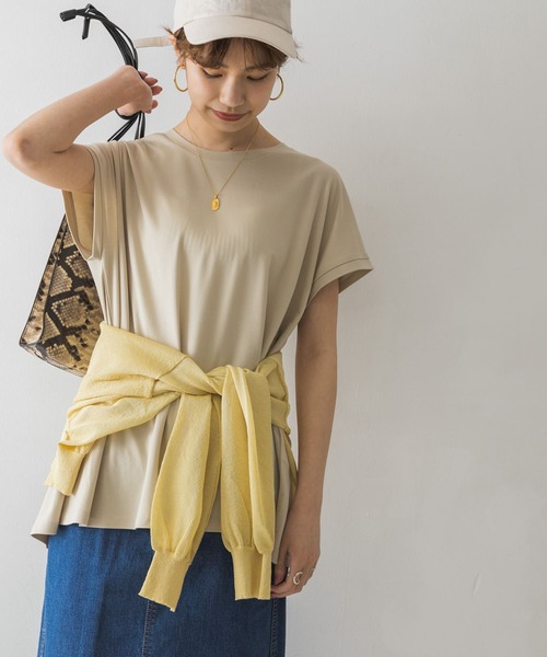 URBAN RESEARCH（アーバンリサーチ）の「シアーショート丈カーディガン（カーディガン/ボレロ・レディース・ブラウン/ブラック/イエロー・FREE）」の20枚目の写真