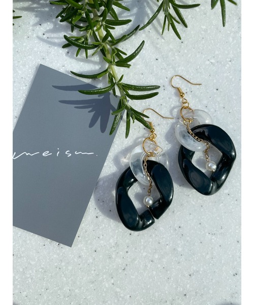 tone(トーン)の「【meism.】頑-stubborn-#9(MA)(ピアス(両耳用)・レディース・ゴールド・FREE)」の3枚目の写真
