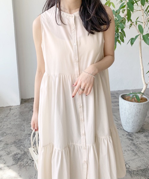 LIAN(リアン)の「ローンティアードワンピース(シャツワンピース・レディース・イエロー/ブラック/オフホワイト/ブラウン・FREE)」の21枚目の写真