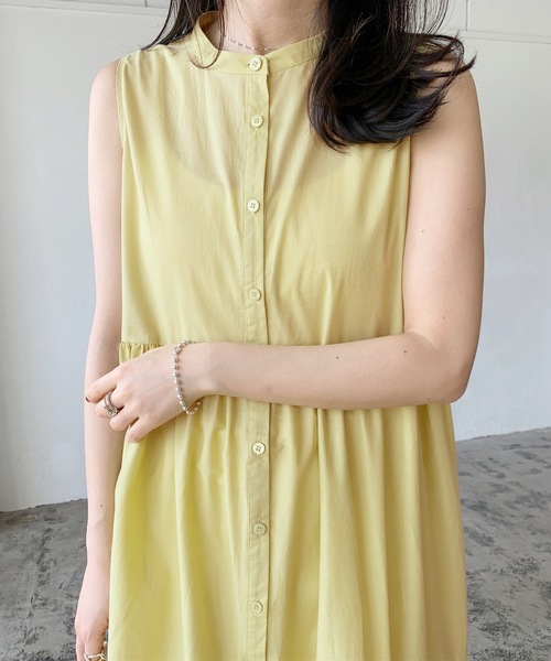 LIAN(リアン)の「ローンティアードワンピース(シャツワンピース・レディース・イエロー/ブラック/オフホワイト/ブラウン・FREE)」の10枚目の写真