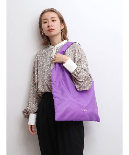 Ungrid(アングリッド)の「パッカブルロゴエコBAG(ハンドバッグ・レディース・オフホワイト/イエロー/グリーン/ブルー/パープル/ブラック/オレンジ・FREE)」の17枚目の写真