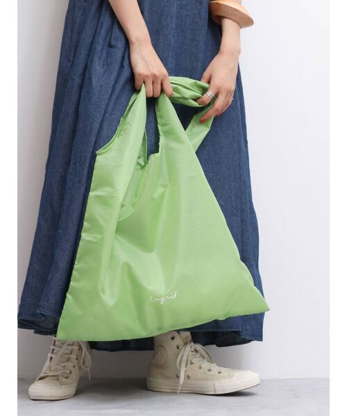 Ungrid(アングリッド)の「パッカブルロゴエコBAG(ハンドバッグ・レディース・オフホワイト/イエロー/グリーン/ブルー/パープル/ブラック/オレンジ・FREE)」の20枚目の写真