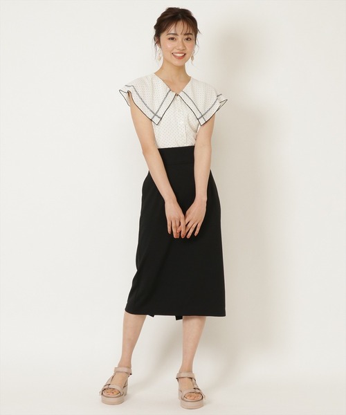 WILLSELECTION（ウィルセレクション）の「ドットデシンＢＩＧカラーブラウス（シャツ/ブラウス・レディース・ホワイト系その他・MEDIUM）」の5枚目の写真