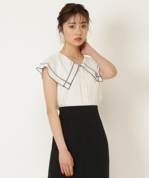 WILLSELECTION（ウィルセレクション）の「ドットデシンＢＩＧカラーブラウス（シャツ/ブラウス・レディース・ホワイト系その他・MEDIUM）」の11枚目の写真