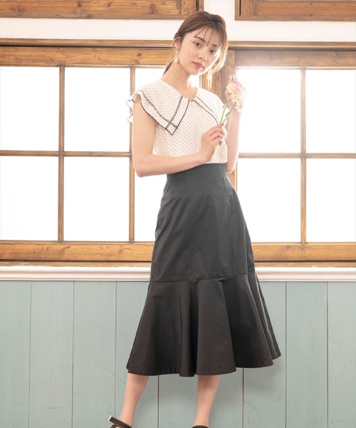 WILLSELECTION（ウィルセレクション）の「ドットデシンＢＩＧカラーブラウス（シャツ/ブラウス・レディース・ホワイト系その他・MEDIUM）」の9枚目の写真