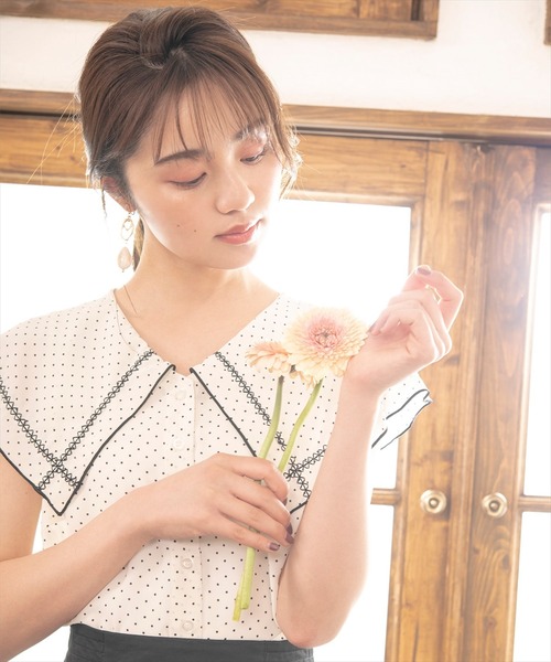 WILLSELECTION（ウィルセレクション）の「ドットデシンＢＩＧカラーブラウス（シャツ/ブラウス・レディース・ホワイト系その他・MEDIUM）」の12枚目の写真