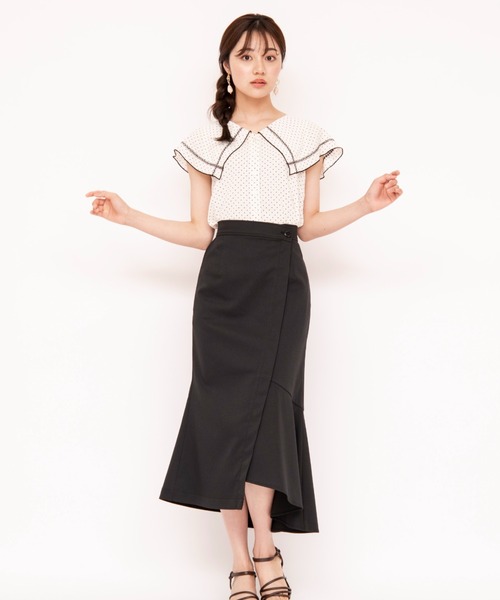 WILLSELECTION（ウィルセレクション）の「ドットデシンＢＩＧカラーブラウス（シャツ/ブラウス・レディース・ホワイト系その他・MEDIUM）」の15枚目の写真