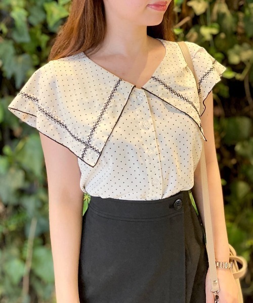 WILLSELECTION（ウィルセレクション）の「ドットデシンＢＩＧカラーブラウス（シャツ/ブラウス・レディース・ホワイト系その他・MEDIUM）」の18枚目の写真
