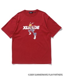 KING カットソー　赤　Mサイズ XLARGE（エクストララージ）の「S/S TEE KING KAZUMA（Tシャツ