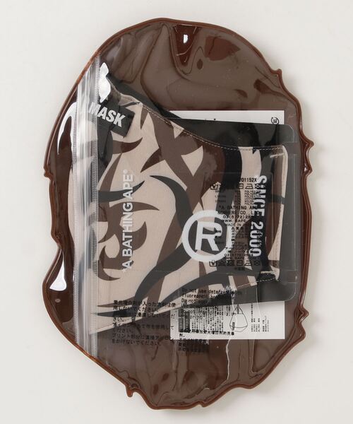 A BATHING APE（アベイシングエイプ）の「TRIAL CAMO MASK M（マスク・メンズ・ベージュ・FREE）」の2枚目の写真