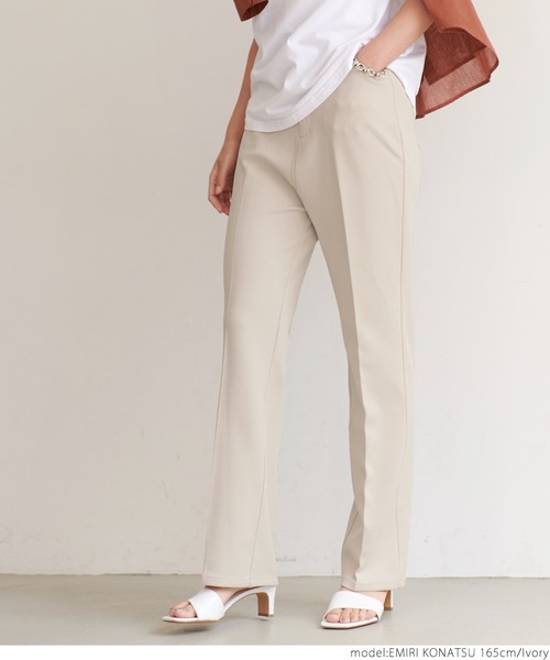 coca（coca）（コカ）の「激伸びセンタープレスパンツ（その他パンツ・レディース・ブラック/アイボリー・ONE SIZE）」の15枚目の写真