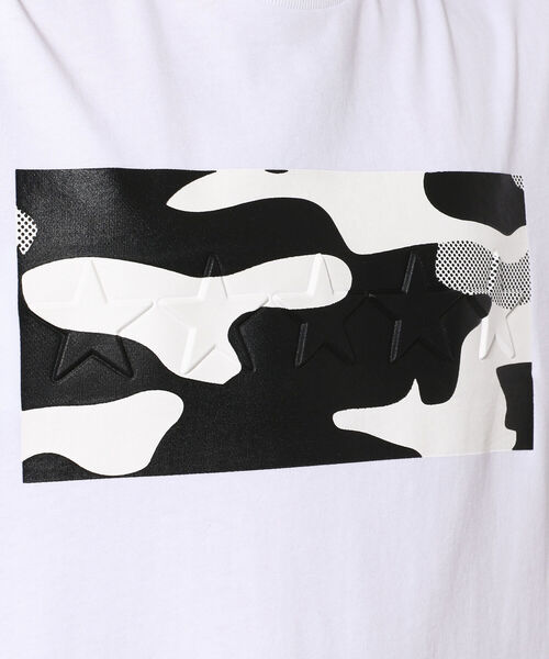 qwerty（クワーティ）の「QWERTY (クワーティ)Emboss Black Camo Tシャツ（Tシャツ/カットソー・メンズ・ホワイト/ブラック・MEDIUM/X-LARGE/LARGE）」の9枚目の写真