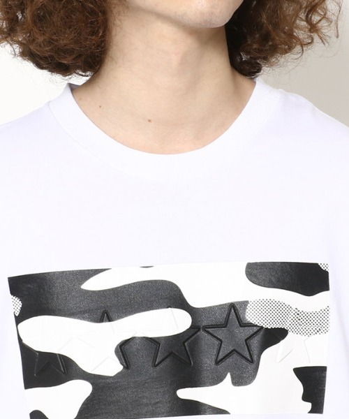 qwerty（クワーティ）の「QWERTY (クワーティ)Emboss Black Camo Tシャツ（Tシャツ/カットソー・メンズ・ホワイト/ブラック・MEDIUM/X-LARGE/LARGE）」の16枚目の写真
