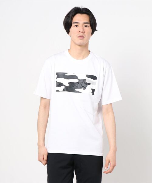qwerty（クワーティ）の「QWERTY (クワーティ)Emboss Black Camo Tシャツ（Tシャツ/カットソー・メンズ・ホワイト/ブラック・MEDIUM/X-LARGE/LARGE）」の19枚目の写真