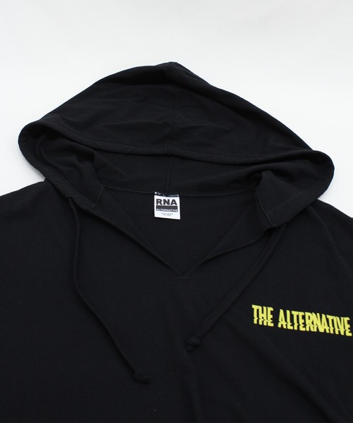 RNA(アールエヌエー)の「M1691 フラワープリントフーディTワンピース(Tシャツ/カットソー・レディース・ホワイト/ブラック/ブルー・MEDIUM)」の9枚目の写真