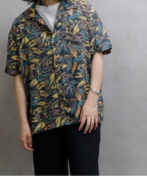 go slow caravan（ゴースローキャラバン）の「Roughtrade / ラフトレード レーヨンシャツ (M3)（シャツ/ブラウス・レディース・ブラック/ベージュ/その他1/その他2・M/L）」の18枚目の写真