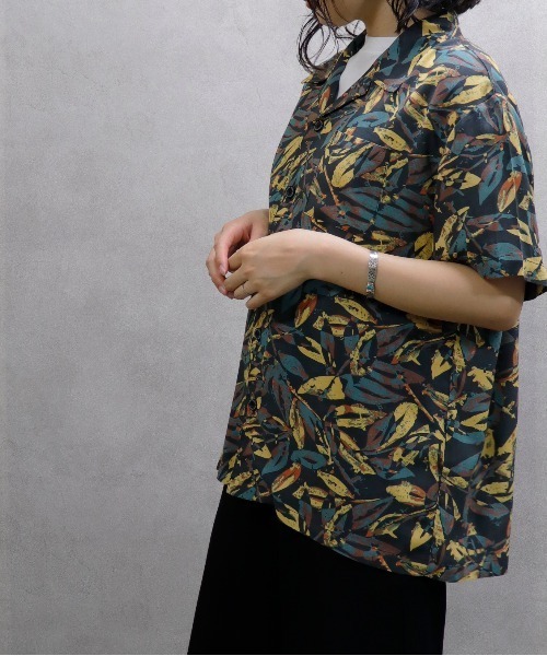 go slow caravan（ゴースローキャラバン）の「Roughtrade / ラフトレード レーヨンシャツ (M3)（シャツ/ブラウス・レディース・ブラック/ベージュ/その他1/その他2・M/L）」の19枚目の写真